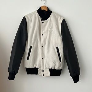 GET FRESH COMPANY (GFC) Classic Varsity Jacket, unisex - size S, made in Canada